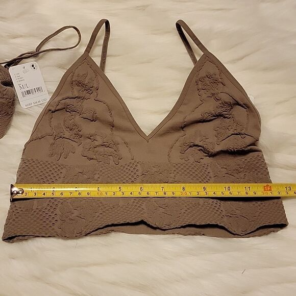 NWT Free People intimates Candy Seamless Bra in Sand - Picture 7 of 12